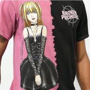 Mens XL Broken Promises x Death Note Misa Shirt
